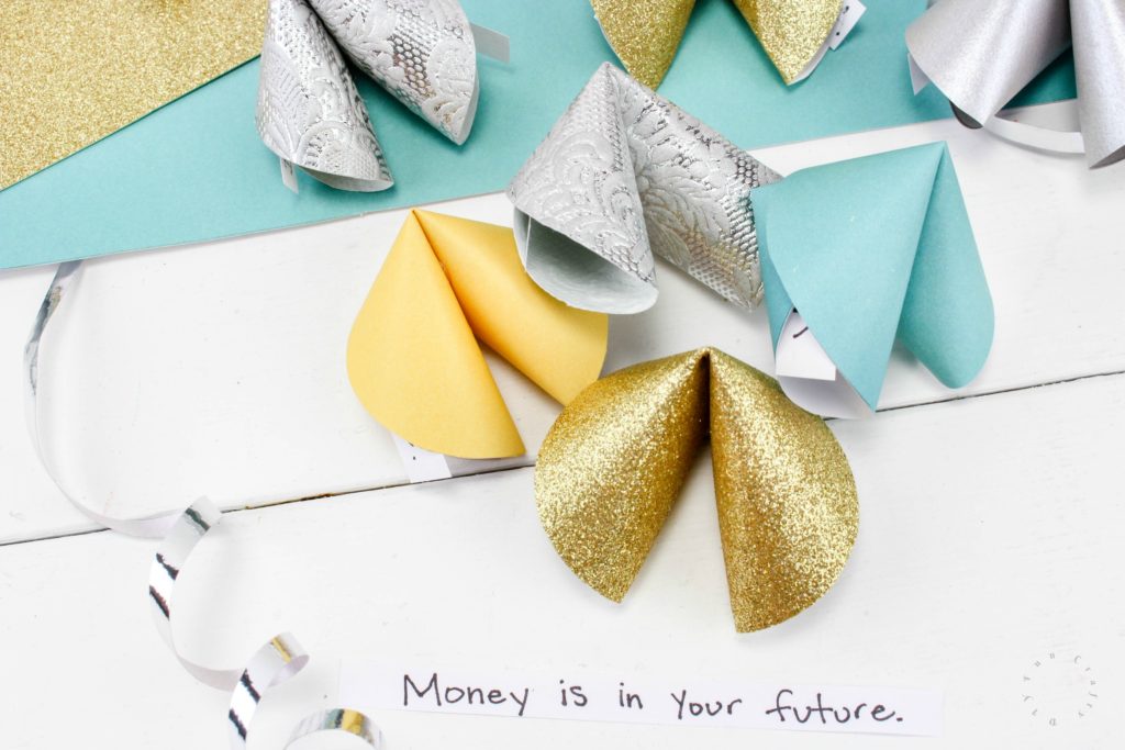 Paper Fortune Cookie Craft